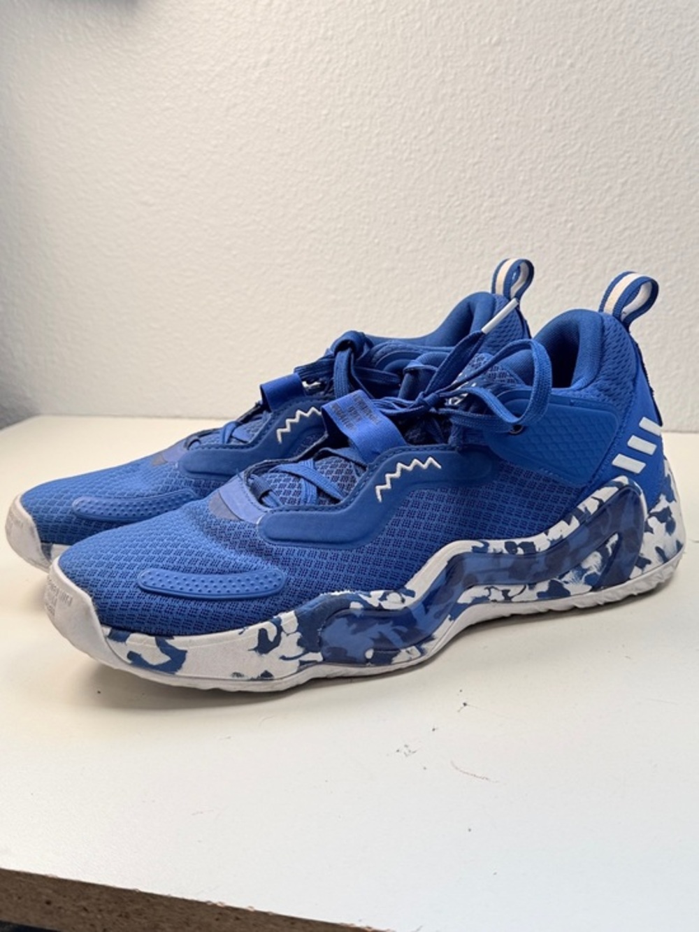 Adidas D.O.N. Issue 3 Blue Basketball Shoes Mens Size 10 Donovan Mitchell